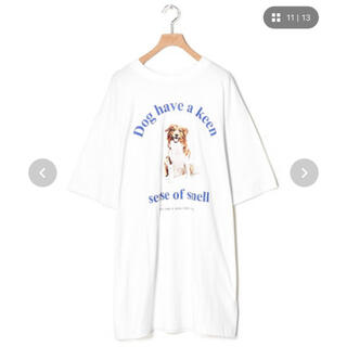 ダブルクローゼット(w closet)のダブルクローゼット　犬Tシャツ(Tシャツ(半袖/袖なし))