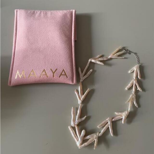 MAAYA maayapearls ESTELLAネックレス淡水パールサイズ全長約39cm