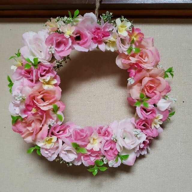 専用⭐︎フラワーリース⭐︎ アンティーク調 ローズ紫陽花 (25cm ...