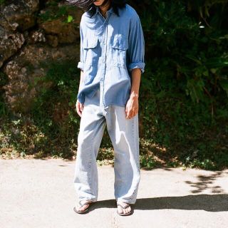 コモリ(COMOLI)の21s/s comoli ベタシャン cpoシャツ(シャツ)