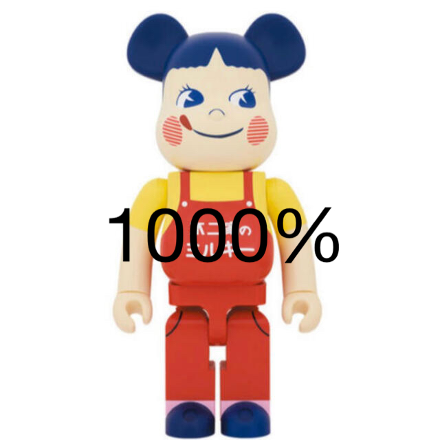 MEDICOM TOY(メディコムトイ)のBE@RBRICK ホーロー看板 ペコちゃん 1000％　即日発送可 エンタメ/ホビーのフィギュア(その他)の商品写真