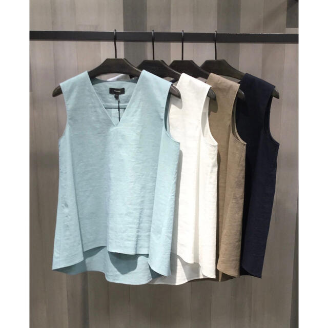 Theory 20ss リネンブラウス | www.fleettracktz.com