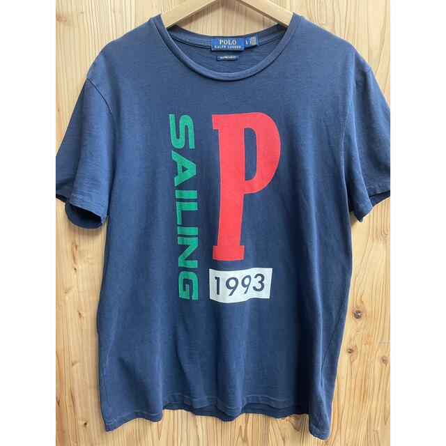 POLO RALPH LAUREN(ポロラルフローレン)のPOLO RALPHLAUREN 1993 セーリングプリント TシャツメンズL メンズのトップス(Tシャツ/カットソー(半袖/袖なし))の商品写真