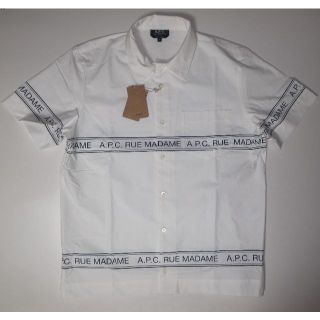 アーペーセー(A.P.C)のAPC CHEMISETTE LOGO 19A ロゴ 半袖 シャツ sizeM(シャツ)