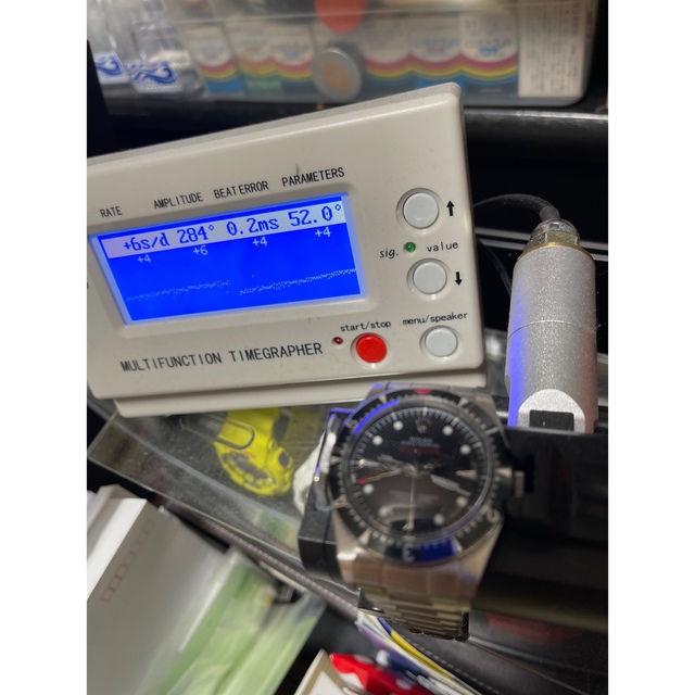 ROLEX - ロレックス ミルガウス稲妻針6541カスタム品 自動巻の ROLEX - ロレックス ミルガウス稲妻針6541カスタム品 自動巻の