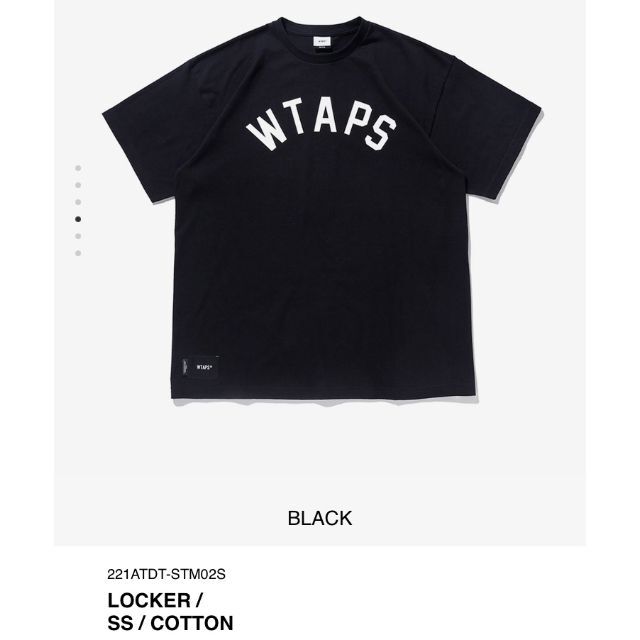 BLACK M 22SS WTAPS LOCKER / SS / COTTON