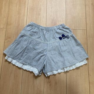 ミキハウス(mikihouse)のミキハウス　グレーリボン付きキュロット（150cm）(パンツ/スパッツ)