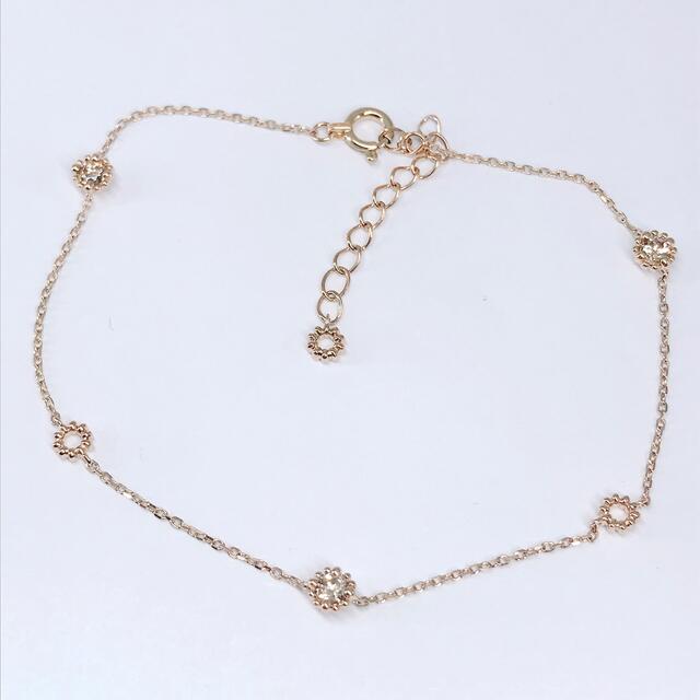 0.20ct カシケイ ミル ダイヤモンド ブレスレット K18 現行品 ...