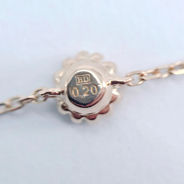 0.20ct カシケイ ミル ダイヤモンド ブレスレット K18 現行品の通販 by