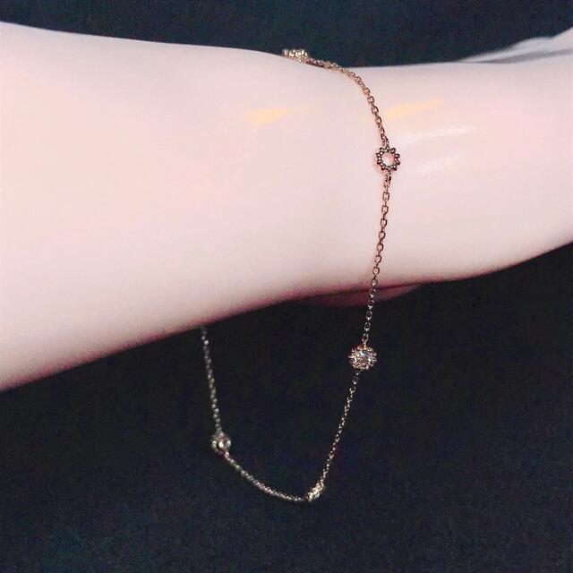 0.20ct カシケイ ミル ダイヤモンド ブレスレット K18 現行品 ...