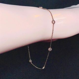 0.20ct カシケイ ミル ダイヤモンド ブレスレット K18 現行品の通販 by