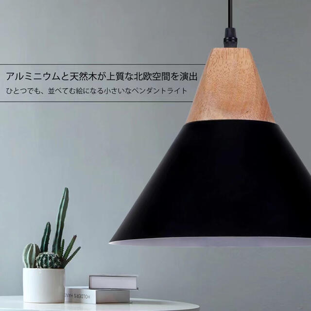 吊り下げランプ ペンダントライト　天井照明 電球別売 インテリア/住まい/日用品のライト/照明/LED(天井照明)の商品写真