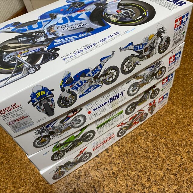 TAMIYA タミヤ　オートバイ　プラモデル　4台セット