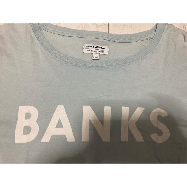 BANKS Mサイズ OFF White Tシャツ フロントロゴ 新品未使用！
