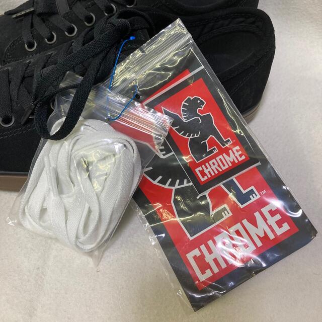 CHROME(クローム)の未使用クローム CHROME KURSK SUEDEブラック 27.5cm メンズの靴/シューズ(スニーカー)の商品写真