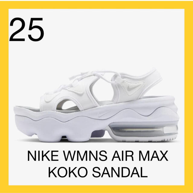 NIKE(ナイキ)の【正規品】NIKE WMNS AIR MAX KOKO SANDAL 白 レディースの靴/シューズ(サンダル)の商品写真