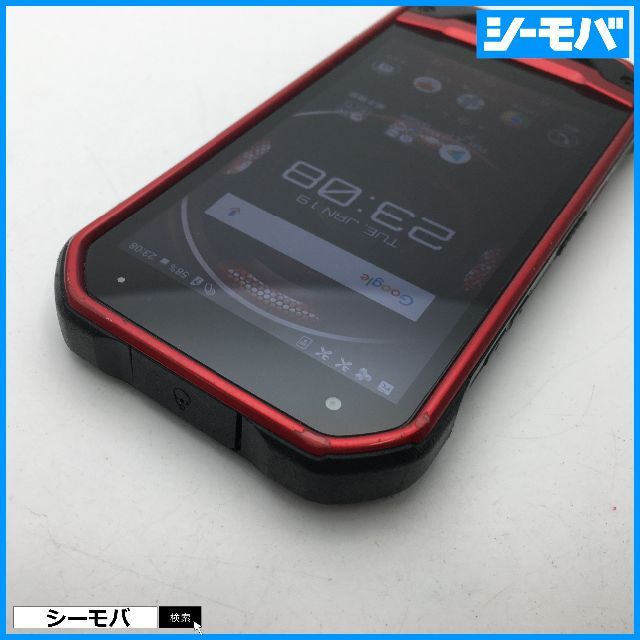 752 SIMフリー中古au京セラ TORQUE G03 KYV41 レッド スマホ/家電/カメラのスマートフォン/携帯電話(スマートフォン本体)の商品写真