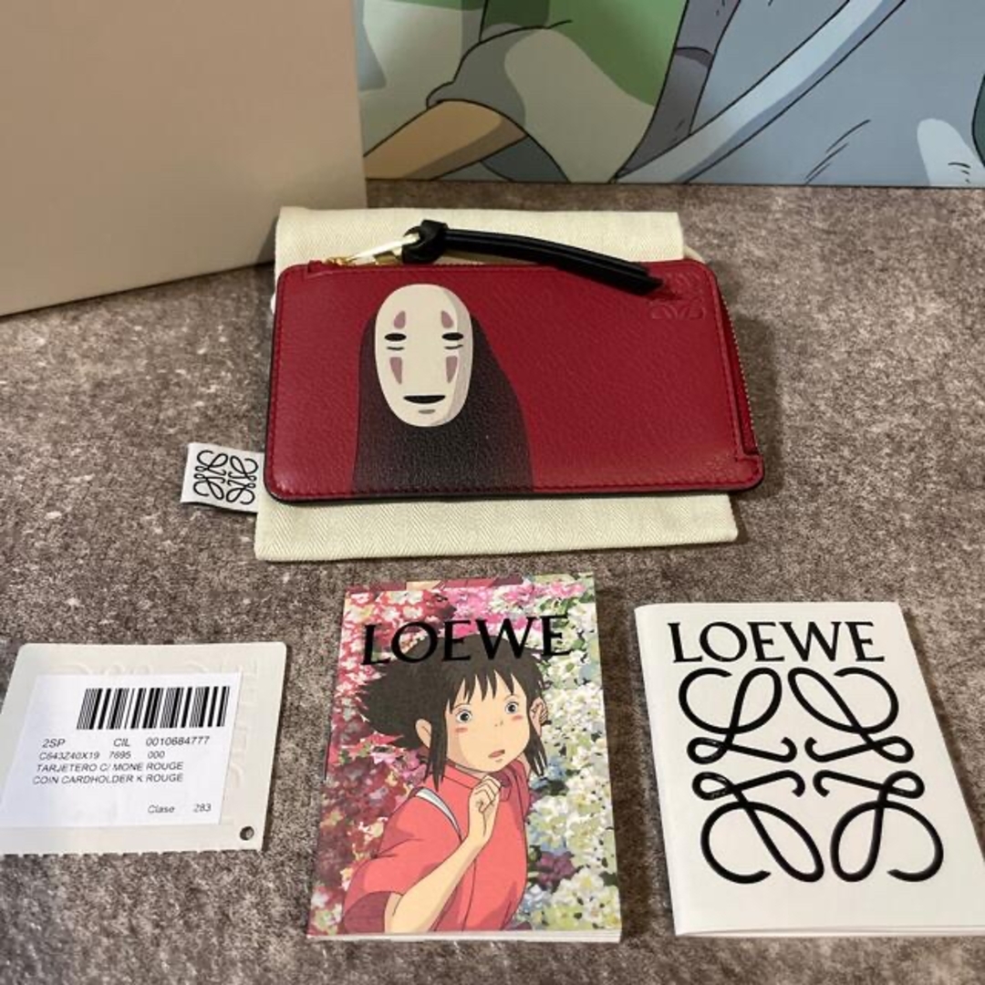 LOEWE - LOEWE ジブリ 千と千尋の神隠し コラボ カオナシ カード LOEWE - LOEWE ジブリ 千と千尋の神隠し コラボ カオナシ カード