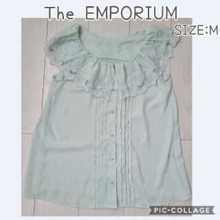 ジエンポリアム(THE EMPORIUM)のTHE EMPORIUM　ジエンポリアム　トップス　カットソー　ノースリーブ　M(シャツ/ブラウス(半袖/袖なし))