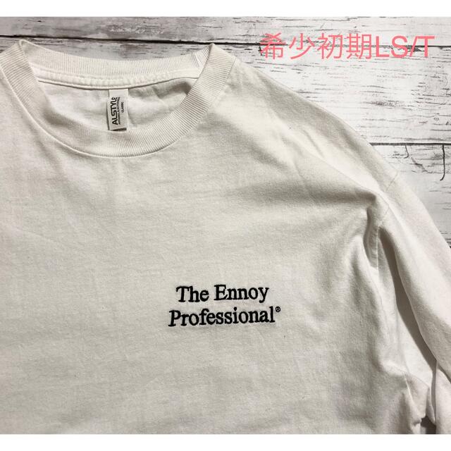 Tシャツ/カットソー(七分/長袖)希少　ennoy LS/Tee White M 初期
