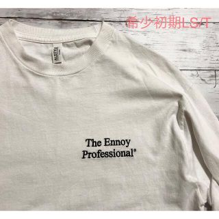 ワンエルディーケーセレクト(1LDK SELECT)の希少　ennoy LS/Tee White M 初期(Tシャツ/カットソー(七分/長袖))