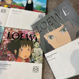 LOEWE - ロエベ 千と千尋の神隠し ノベルティ ノート5冊セットの通販