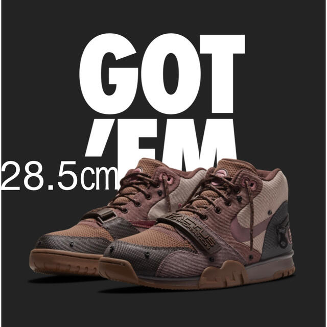 28.5㎝ Travis Scott × Nike Air Trainer 1