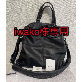 ジバンシィ(GIVENCHY)の【値下げ】【美品】GIVENCHY ナイチンゲールM レザー ブラック(ショルダーバッグ)