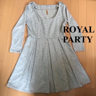 ロイヤルパーティー(ROYAL PARTY)のROYAL PARTY ロイヤルパーティー スウェットワンピース ミニワンピース(ミニワンピース)