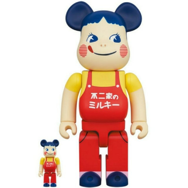 MEDICOM TOY(メディコムトイ)のBE＠RBRICK ホーロー看板 ペコちゃん 100％ & 400％ エンタメ/ホビーのフィギュア(その他)の商品写真