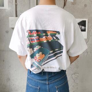 ワンエルディーケーセレクト(1LDK SELECT)のhibi  shopping cart t プリントT(Tシャツ/カットソー(半袖/袖なし))