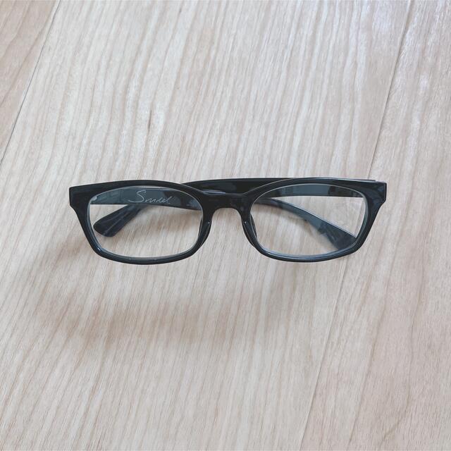 SNIDEL(スナイデル)のsnidel 伊達メガネ ブラック レディースのファッション小物(サングラス/メガネ)の商品写真