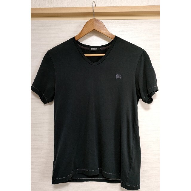 BURBERRY BLACK LABEL(バーバリーブラックレーベル)の【美品】BURBERRY BLACK LABEL メンズTシャツSize2 メンズのトップス(Tシャツ/カットソー(半袖/袖なし))の商品写真