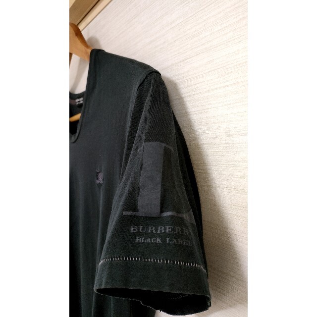 BURBERRY BLACK LABEL(バーバリーブラックレーベル)の【美品】BURBERRY BLACK LABEL メンズTシャツSize2 メンズのトップス(Tシャツ/カットソー(半袖/袖なし))の商品写真