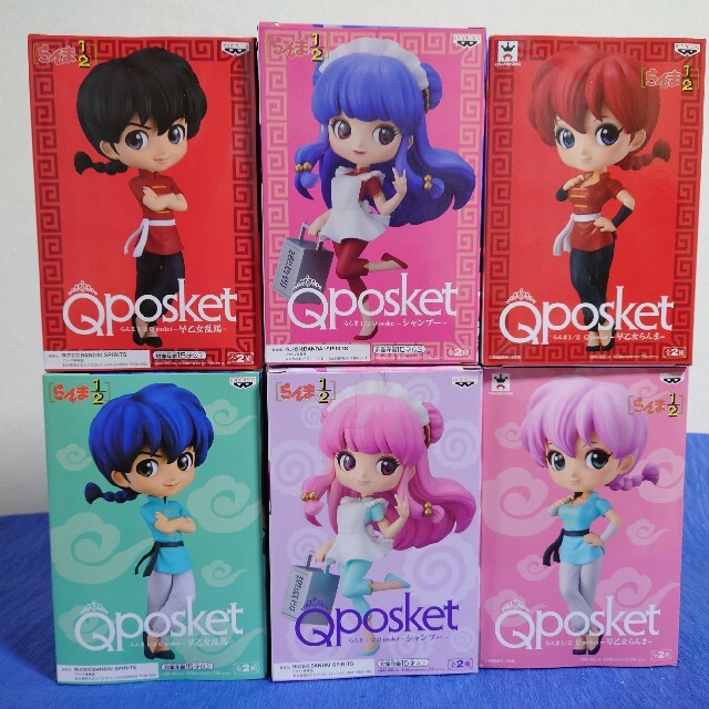 Qposket らんま1/2　フィギュア ６体セット　未開封　匿名配送エンタメ/ホビー