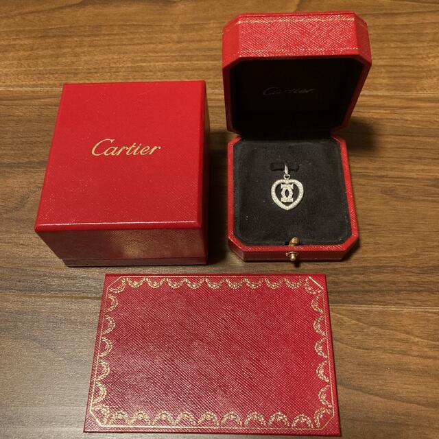 人気急上昇】 Cartier - 【美品】 カルティエ 2Cハート ダイヤモンド