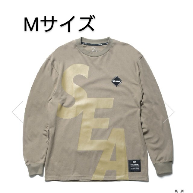 FCRBBRISTOL SEA L/S EMBLEM TEE/ BEIGE Mサイズ