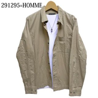 ニーキュウイチニーキュウゴーオム(291295=HOMME)の291295=HOMME ワークシャツ　ベージュ　長袖シャツ(シャツ)