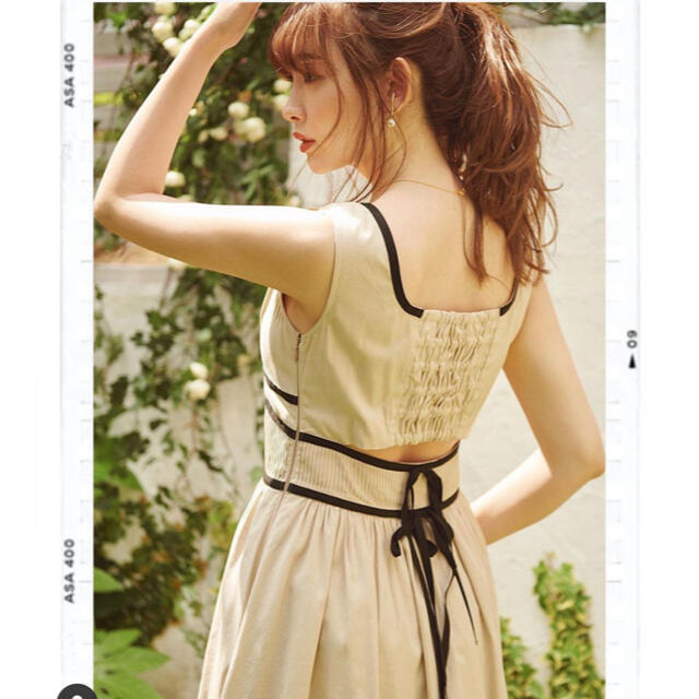 Her lip to - her lip to Back Double Bow Midi Dressの通販 by sora's ...