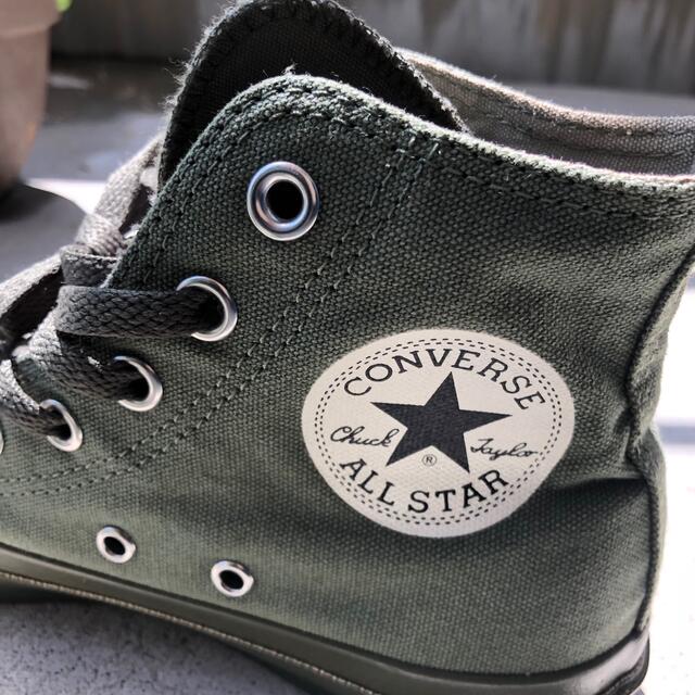 CONVERSE(コンバース)のConverse コンバース オールスター  スニーカーカーキ23.5cm レディースの靴/シューズ(スニーカー)の商品写真