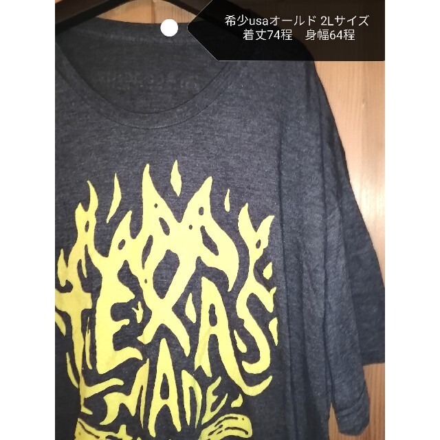 希少usa オールド　2L サイズ　ショップTシャツ