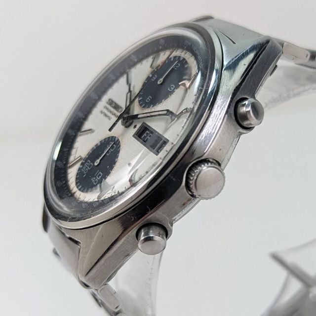 セイコー クロノグラフ スピードタイマー パンダ 6138 自動巻き 腕時計