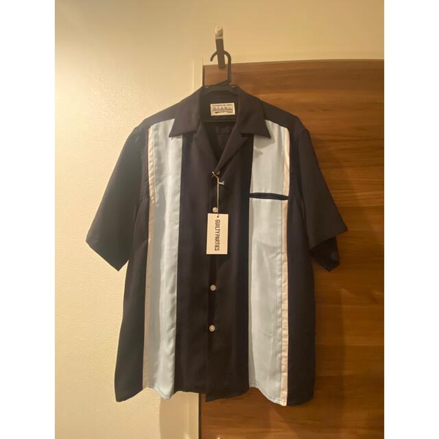 メンズワコマリア　THREE-TONE 50S SHIRT wackomaria