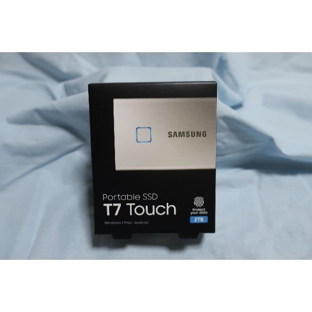 オフィス用品サムスン　ポータブルSSD　T7 Touch 2TB