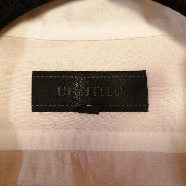 UNTITLED(アンタイトル)のアンタイトル　白　長袖　ブラウス レディースのトップス(シャツ/ブラウス(長袖/七分))の商品写真