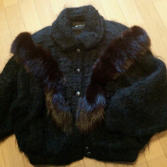 MARIO VALENTINO(マリオバレンチノ)の専用❗マリオバレンティノ ミンクファーのモヘヤコート レディースのジャケット/アウター(毛皮/ファーコート)の商品写真