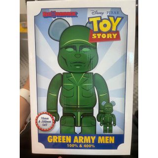 メディコムトイ(MEDICOM TOY)のベアブリック be@rbrick GREEN ARMY MEN 400%100%(その他)