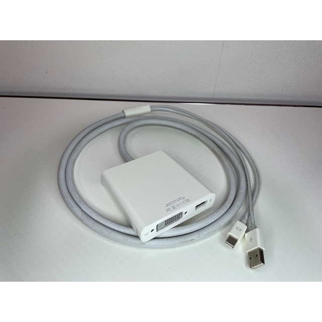 Apple(アップル)のApple MiniDisplayPort Dual-LinkDVIアダプタ中古 スマホ/家電/カメラのPC/タブレット(PCパーツ)の商品写真