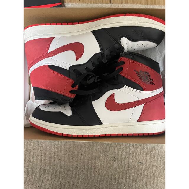 美品レア 29cm NIKE AIR JORDAN 1 TRACK REDスニーカー