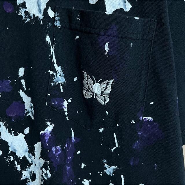 たたんでビ Needles ニードルス☆ワンポイント刺繍パピヨンロゴ入 たたんでビ Needles ニードルス☆ワンポイント刺繍パピヨンロゴ入
